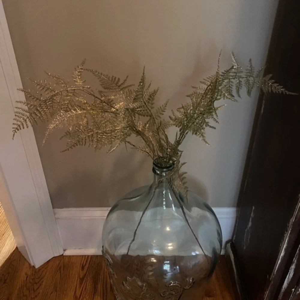 Anthropologie Gold Faux Fern Branch (One)